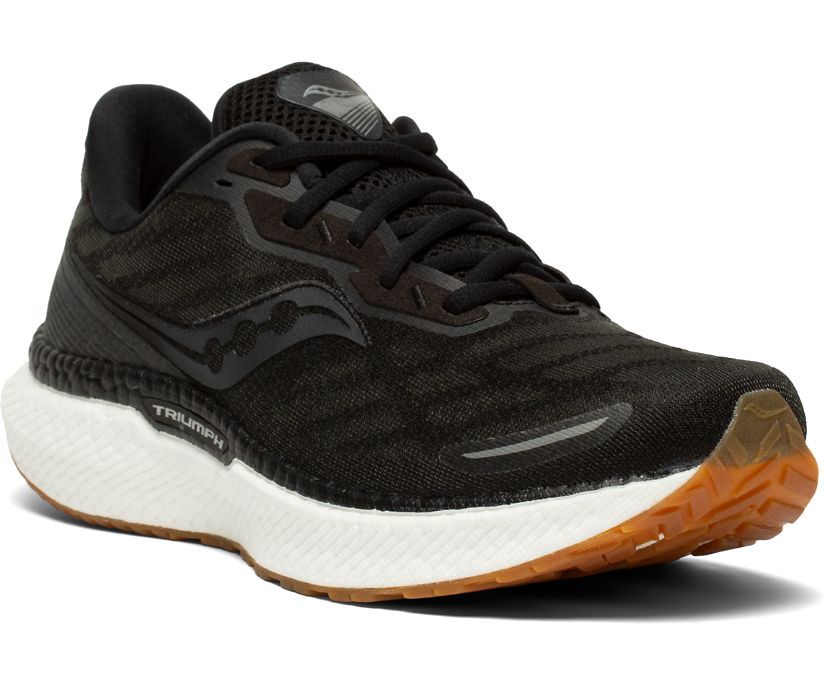 Női Saucony Triumph 19 Futócipő Fekete | HU 552MQZ